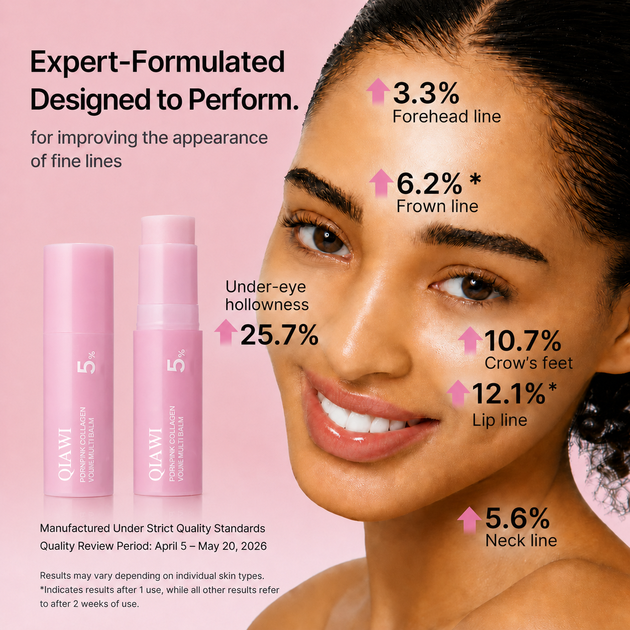Last Day Buy 1 Get 1 Free  Korean PDRN Pink Collagen Volume Multi Balm